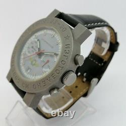 NOS Rare Russian Watch Poljot 3133 TITANIUM ROCKET SS-20 Chronograph Sturmanskie