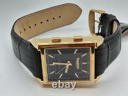 NOS Rare Triumph Motorcycles Men's 3023-4 Black Analog-Digital Dial Watch 5ATM