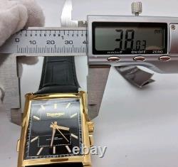 NOS Rare Triumph Motorcycles Men's 3023-4 Black Analog-Digital Dial Watch 5ATM