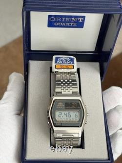 NOS Rare Vintage Orient Quartz 720108 Men's Digital Sports Watch JDM 1970s