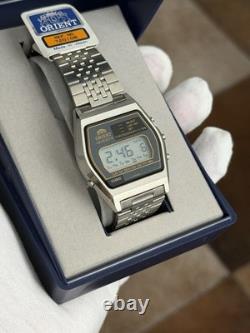 NOS Rare Vintage Orient Quartz 720108 Men's Digital Sports Watch JDM 1970s