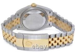 NOS Rolex Datejust 36 Yellow Gold/Steel Champagne Dial Mens Watch B/P'20 126233