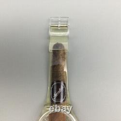 NOS Swatch Cigar Watch Men 34mm Special Packaging 1995 Fan New Battery