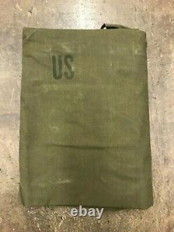 NOS US ARMY / USMC ORIGINAL Shelter Half Pup Tent, 1/2 Tent Set F-24