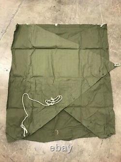 NOS US ARMY / USMC ORIGINAL Shelter Half Pup Tent, 1/2 Tent Set F-24