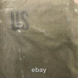 NOS US ARMY / USMC ORIGINAL Shelter Half Pup Tent, 1/2 Tent Set F-24