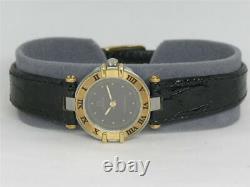 NOS VINTAGE 22MM STAINLESS & 18K LADIES OMEGA CONSTELLATION With BOX & PAPERS