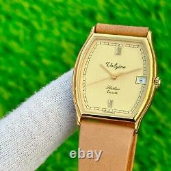 NOS Valgine Tonneau Quartz Swiss Made Men's Watch 846