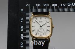 NOS Vintage 1980 N MINT SEIKO Chariot 2628-5000 Small Second Roman Qz Mens Watch