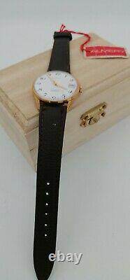 NOS Vintage ALMERY SWISS MADE Men´s WRIST WATCH 1970´s Mechanical FHF