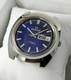 NOS Vintage OMAX Automatic Day-Date men's watch Swiss Made Blue Dial AS 2066