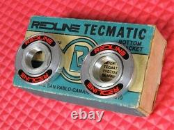 NOS Vintage Redline Tecmatic Bottom Bracket Set For Flight Cranks RL20 II