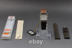 NOS? Vintage Seiko Chariot 2220-5000 Roman 27mm Tank Men's Manual Watch JAPAN