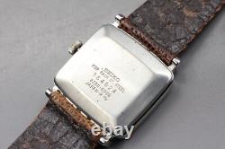 NOS? Vintage Seiko Chariot 2220-5000 Roman 27mm Tank Men's Manual Watch JAPAN