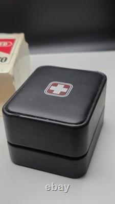 NOS! Vintage Swiss Army Watch Marlboro Unlimited Trail Watch With Box & Paper