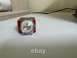 NOS Vintage gents LUNESA mechanical watch swiss made 1940s Military style