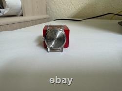 NOS Vintage gents LUNESA mechanical watch swiss made 1940s Military style