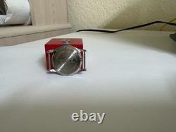 NOS Vintage gents LUNESA mechanical watch swiss made 1940s Military style