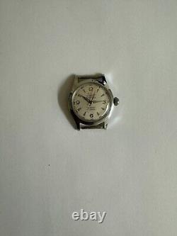 NOS Vintage gents LUNESA mechanical watch swiss made 1940s Military style