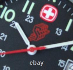 NOS WENGER SAK Swiss ArmyMens TRAIL WatchS LogoMarlboro UNLIMITED IINEW Batt