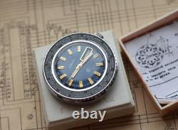 NOS Watch Raketa 2628 world time rare USSR Soviet wristwatch PChZ day&date