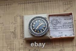 NOS Watch Raketa 2628 world time rare USSR Soviet wristwatch PChZ day&date