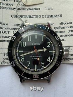 NOS Watch Vostok Amphibian? Soviet Mechanical Mens Diver 1980s USSR SERVICED