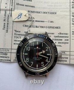 NOS Watch Vostok Amphibian? Soviet Mechanical Mens Diver 1980s USSR SERVICED