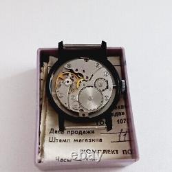 NOS! Wristwatch Pobeda Rare Dial Original USSR Vintage Soviet men watch 2602
