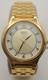 NOSVintage Seiko SFW704 Gold Tone Thin Dress Watch White Dial Arabic Numerals