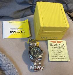 NWT NEW! (Old stock)INVICTA Pro Diver Black Dial Men's Watch 0480(MSRP $395.00)