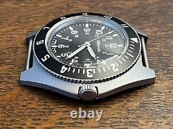 Near NOS 1990 Adanac Military Gallet Divers Navigator Watch Rare Date Variant