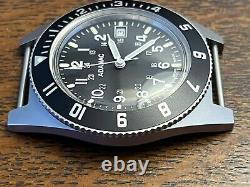 Near NOS 1990 Adanac Military Gallet Divers Navigator Watch Rare Date Variant