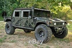 New Am General M-998 H1 Humvee 4 Four Man Soft Canvas Top With Curtain Nos Black