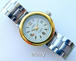 New Automatic Old Stock Slava Amphibia Dolphin 2416 Movement Men's Watch Rare