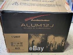 New Old School Audiobahn ALUM12J 12 Dual 6 Ohm Flame Subwoofer, Rare, NOS, NIB