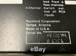 New Old School Rockford Fosgate Power 1000 4 Channel Amplifier, RARE, USA, NOS, NIB