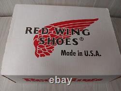New Old Stock 10 D Red Wing Soft Toe Work Boots 953 Brown USA Supersole Vtg