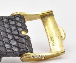 New Old Stock 14k Yellow Gold CONCORD Quartz Dual Time Zone men's Wrist Watch