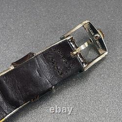 New Old Stock Accutron Brown Reptile Pattern Watch Strap WithOrig 10K YGF Buckle