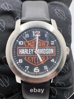 New Old Stock Bulova Harley Davidson Watch Tag Papers Box 2005 Vintage