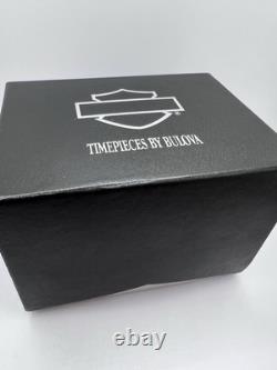New Old Stock Bulova Harley Davidson Watch Tag Papers Box 2005 Vintage