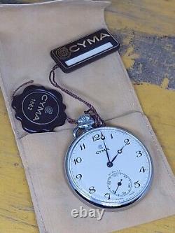 New Old Stock Cyma pocket watch ETA Movement 6497 UNUSED