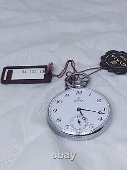 New Old Stock Cyma pocket watch ETA Movement 6497 UNUSED