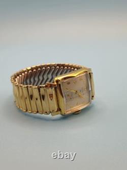 New Old Stock Elgin Deluxe Men's Mechanical Watch 10K Gold Filled, Vint. Working