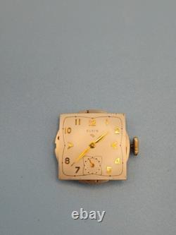 New Old Stock Elgin Deluxe Men's Mechanical Watch 10K Gold Filled, Vint. Working