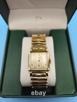 New Old Stock Elgin Deluxe Men's Mechanical Watch 10K Gold Filled, Vint. Working