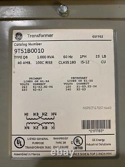 New Old Stock! Ge 1.00 Kva Type Qb Transformer 9t51b0010