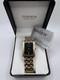 New Old Stock Gruen Diamond Gold Tone Tank Men's Watch
