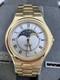 New Old Stock Gruen Gold Tone Moonphase Classy Elegant Preppy Sleek Watch Unique